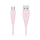 Kabel USAMS Kabel Green Series SJ714 18W 3A USB-A do USB-C 1m różowy